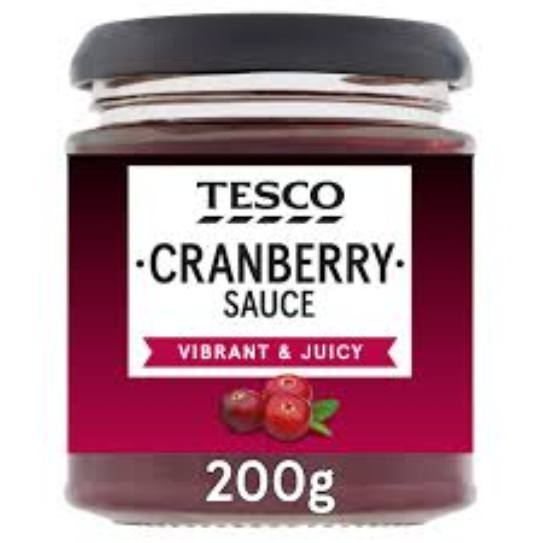 TESCO CRANBERRY SAUCE 200G